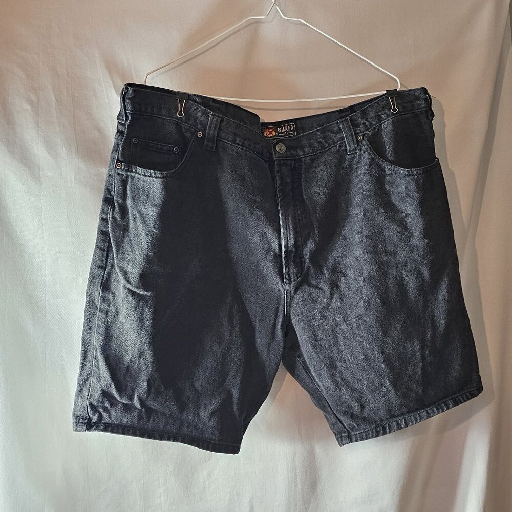 Route 66 Black Denim Men's Shorts Size 44